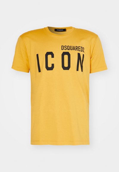 DSQUARED2 ICON COOL FIT TEE - Triko s potiskem - sunflower