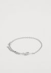 HEART DAGGER FINE CHAIN CHARM BRACELET - Brăţară - silver-coloured