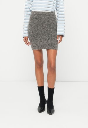KELSIE SKIRT - Minisukně - fossil melange