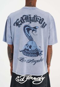 Ed Hardy - Print T-shirt - blue Thumbnail Image 1