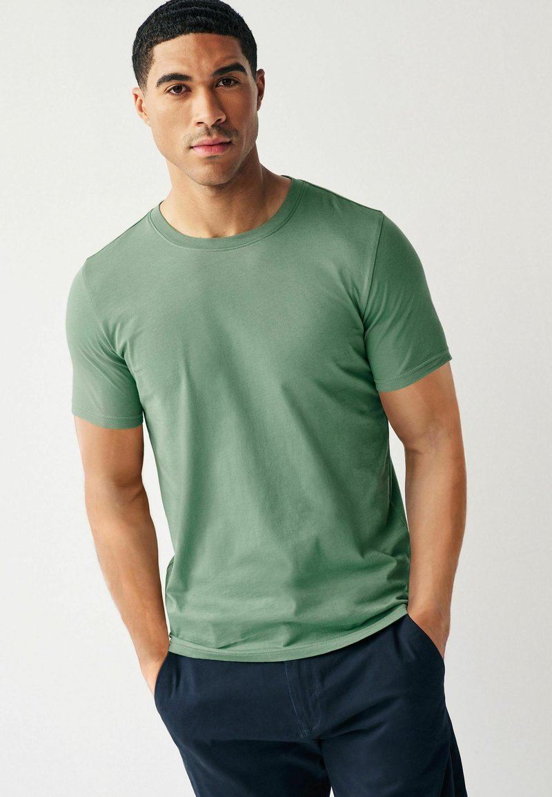 Next ESSENTIAL CREW NECK - Základné tričko - light green