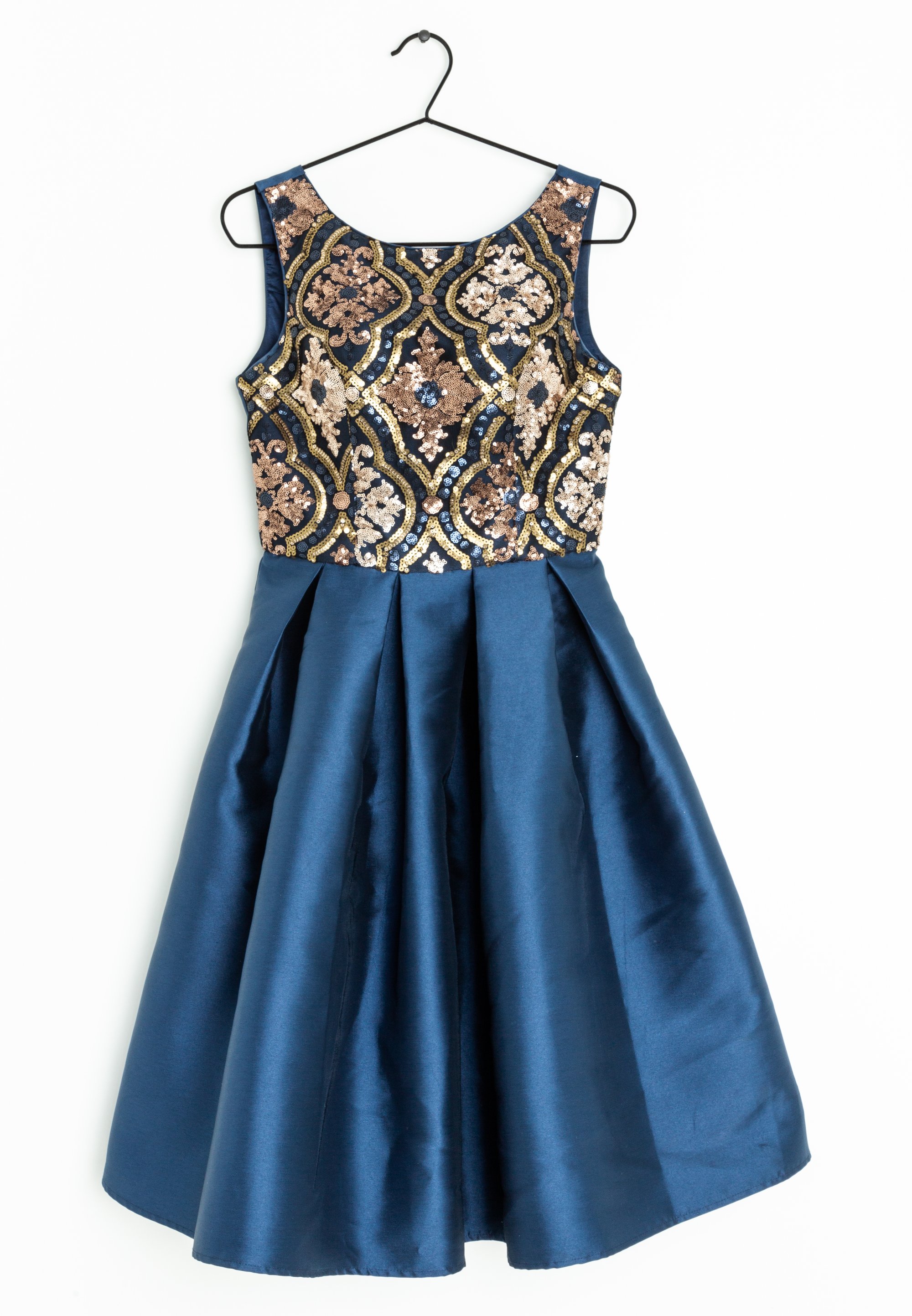 chi chi london blue and gold dress Chi Chi London Evening Dress Black And Gold Party Wear Chi Chi Party Dresses  Midi Dresses