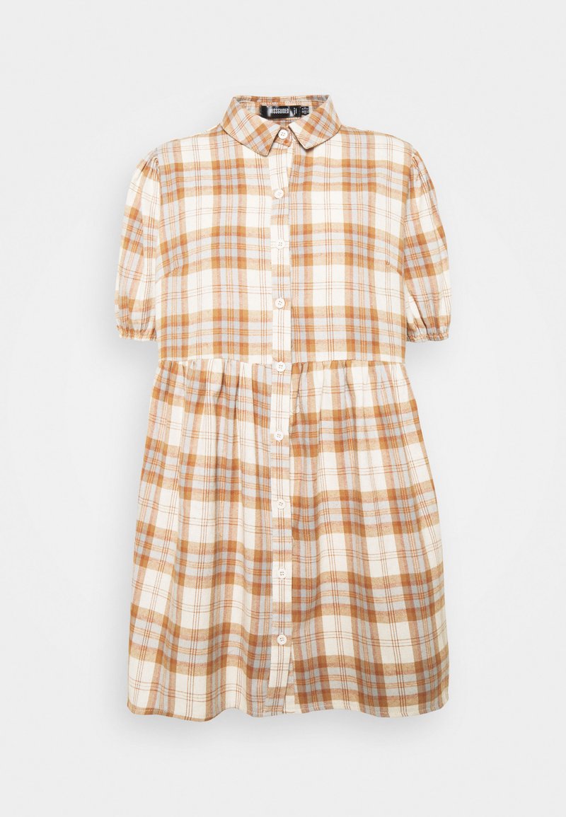 Missguided Robe chemise marron