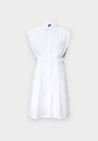 VMJOY PLEAT SHORT SHIRT  DRESS - Haljina-majica - bright white
