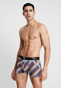 Puma PUMA BASIC BOXER WORDING 2 PACK - Boxer Briefs - navy/red