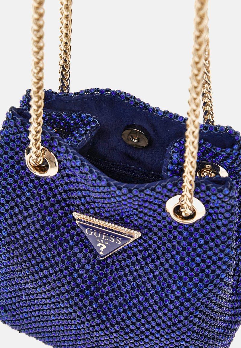 Guess Handtasche Mit Strasssteinen Guess ZALINA STRASS Handtasche Blau
