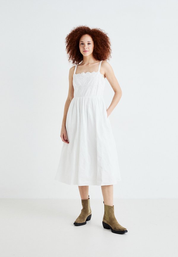 EYELET MIDI DRESS - Day dress