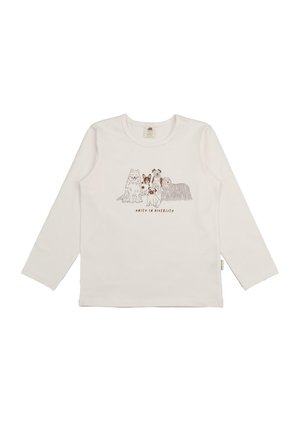 CRAZY DOGS  - Long sleeved top - white