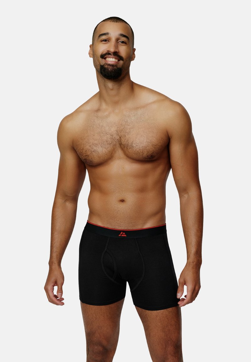 Danish Endurance 6 PACK ULTRASOFT WITH FLY Boxershorts black