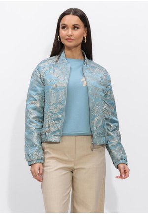AMSTERDAM QWEN LONG SLEEVE - Bomberjacks - aquamarijn