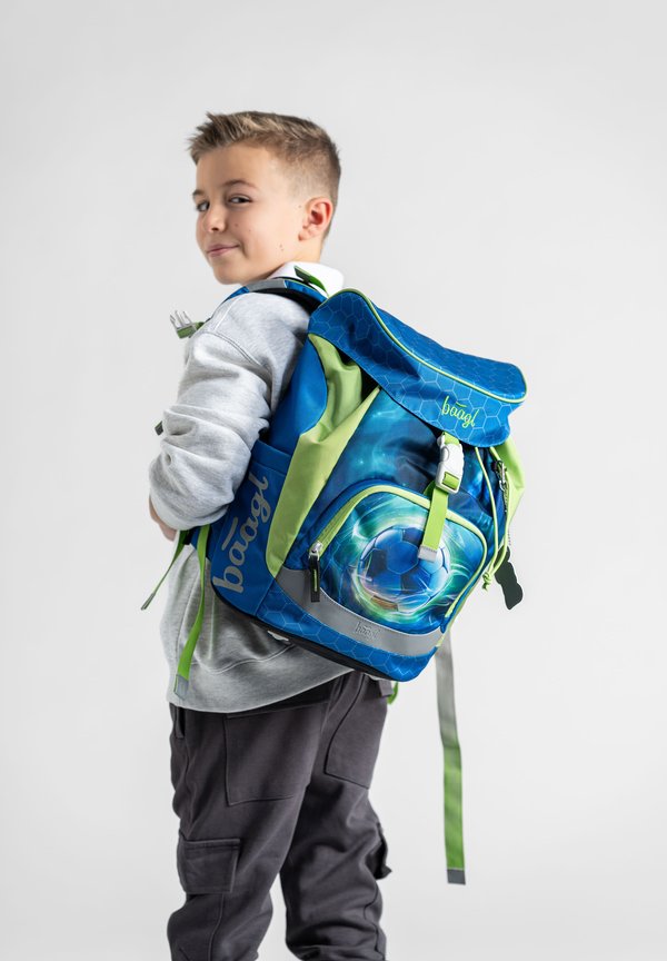 AIRY FUSSBALL BALL -SET 3TLG - Federmäppchen - blau