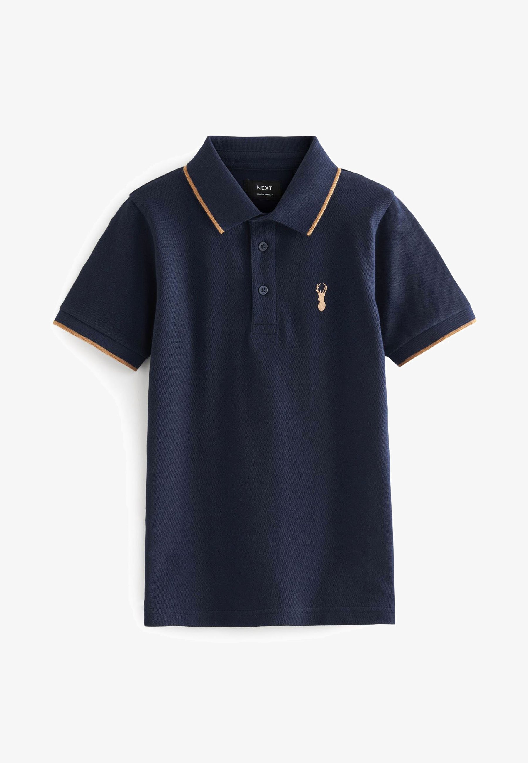 Next SHORT SLEEVE POLO SHIRT Polo shirt navy blue tipped/blue