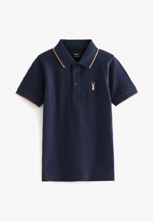 SHORT SLEEVE POLO SHIRT - Polo majica - navy blue tipped