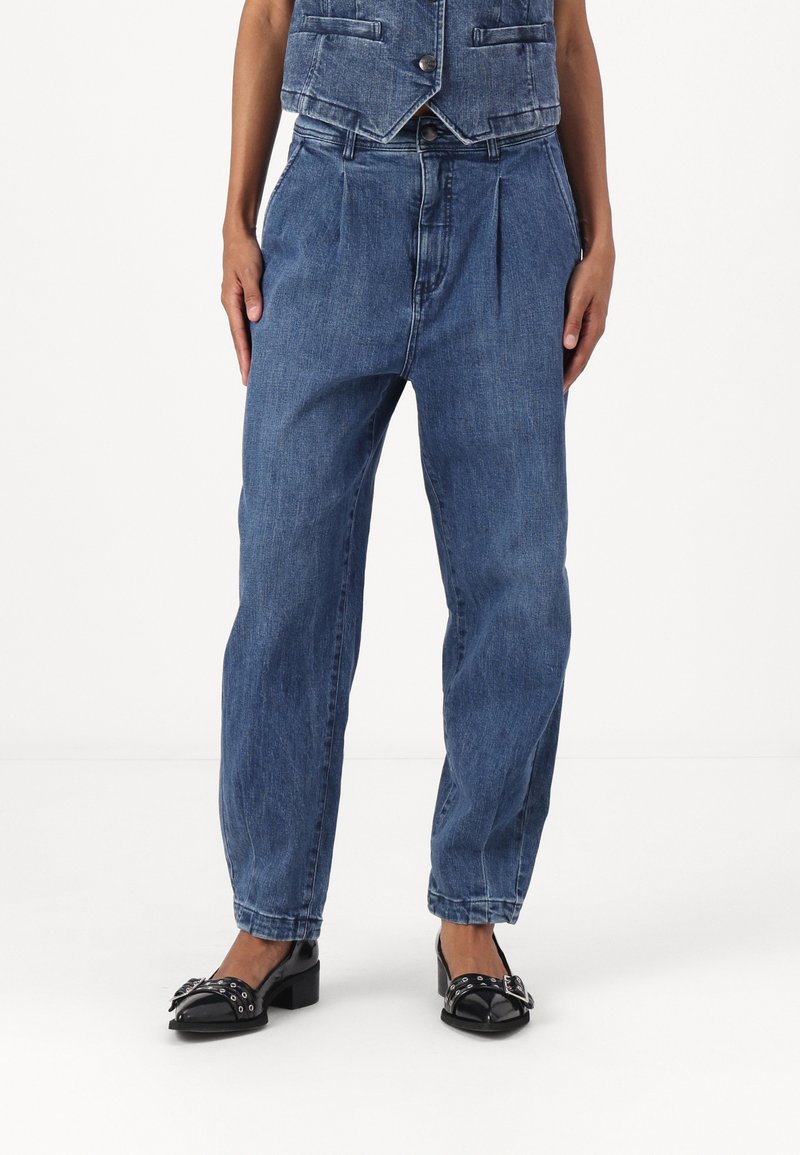 Copenhagen Muse Mom traperice - denim blue