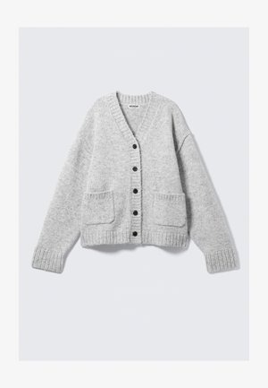 Weekday Cardigan - grey melange