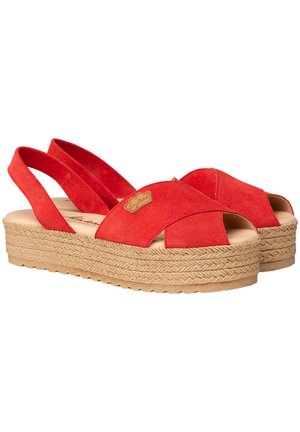 GEL-MEMORY FOAM - Alpargatas - rojo