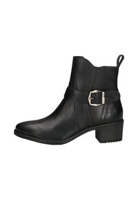 Cowboy-/Bikerstiefelette - schwarz