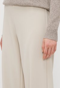 Vero Moda Tall VMBERLIN ZAMIRA WIDE  - Hlače - pumice stone