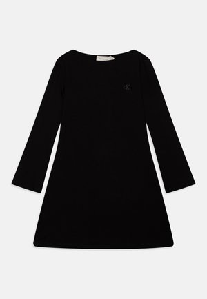 PUNTO BOAT NECK DRESS - Džersejové šaty - black