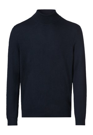 OLYMP, STRICK ROLLI-PULLOVER MERINO - Strickpullover - marine