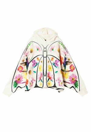 OVERSIZE - Sweat à capuche - beige