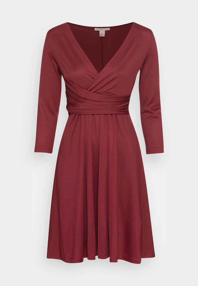 Hervé Léger THE JANELLE DRESS - Robe en jersey - bordeaux Hervé Léger THE JANELLE DRESS - Robe en jersey - bordeaux