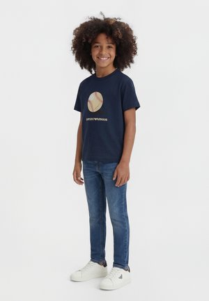 Emporio Armani Potiskana majica - dress blues