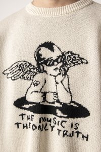 Kaotiko PUNK UNISEX - Džemper - ivory