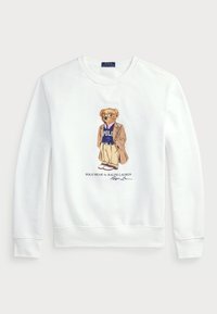LONG SLEEVE - Bluză de molton - white