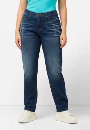 BOYFRIEND - Straight leg -farkut - blue denim