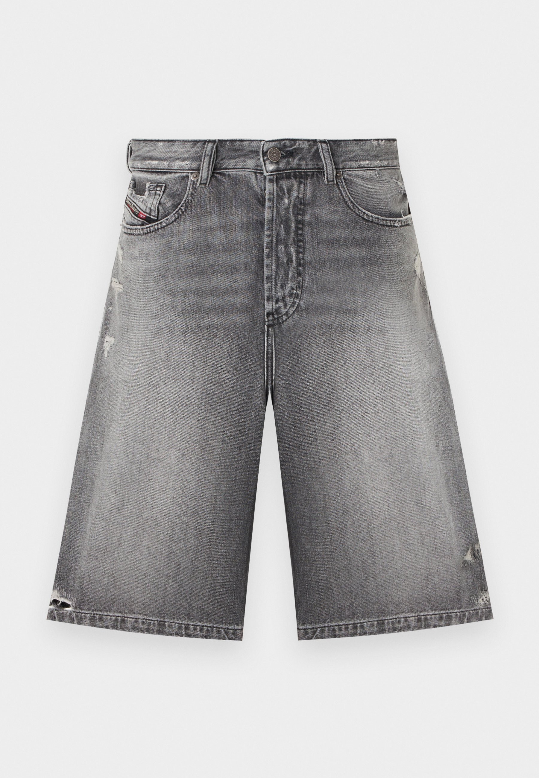 Diesel DESIRE SHORT - Denim shorts - black denim - Zalando