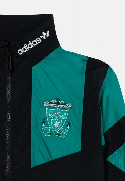 adidas LIVERPOOL FC KIDS UNISEX - Chaqueta de entrenamiento - black/equipment green — photo 4