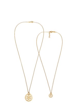 Elli 2 PACK FLOWER - Necklace - gold-coloured