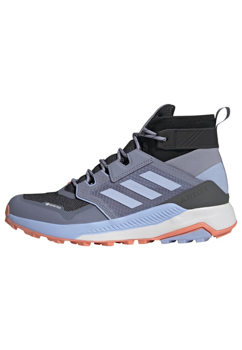 Adidas Terrex TRAILMAKER MID GORE TEX - Chaussures de running - silver violet blue dawn core black