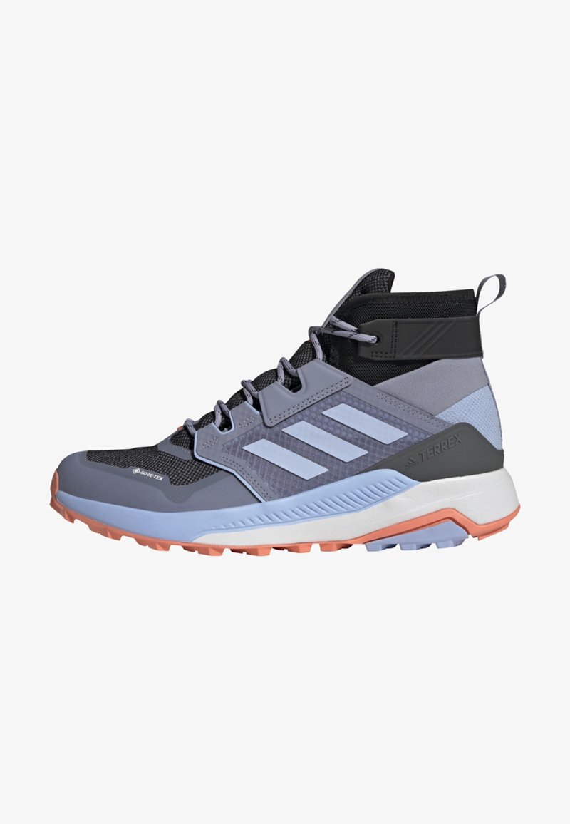 adidas Terrex TRAILMAKER MID GORE TEX - Zapatillas de trail running - silver violet blue dawn core black