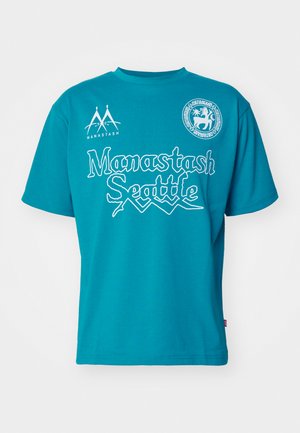 Manastash RE:POLY TEE UNIFORM - T-shirt con stampa - emerald green