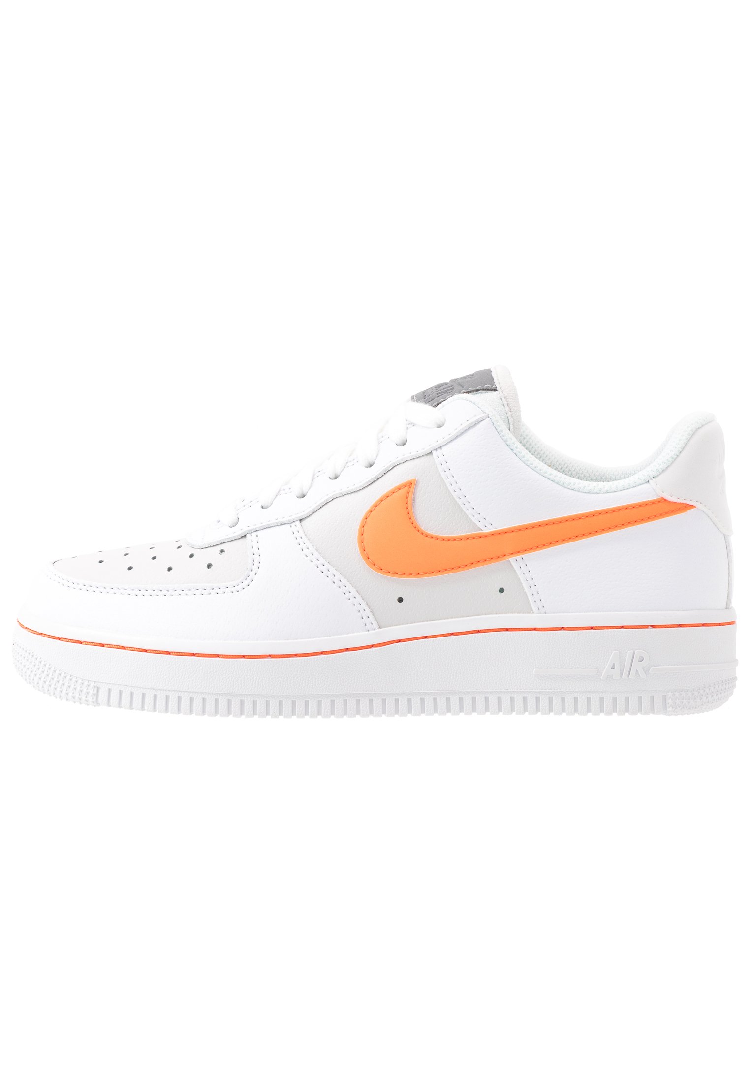 air force 1 07 trainers white total orange platinum tint