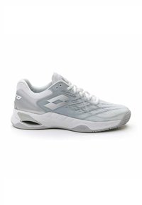 Lotto da tennis per terra battuta - all white silver metal