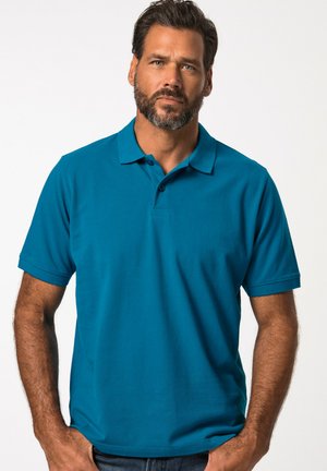JP1880 GROSSE GRÖSSEN BIS 8XL KNOPFLEISTE - Poloshirt - blue turquoise