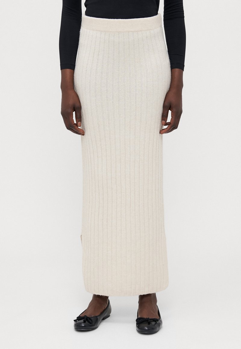 ONLY Tall ONLJEANETT LIFE LONG SKIRT  - Maxiskjørt - birch melange