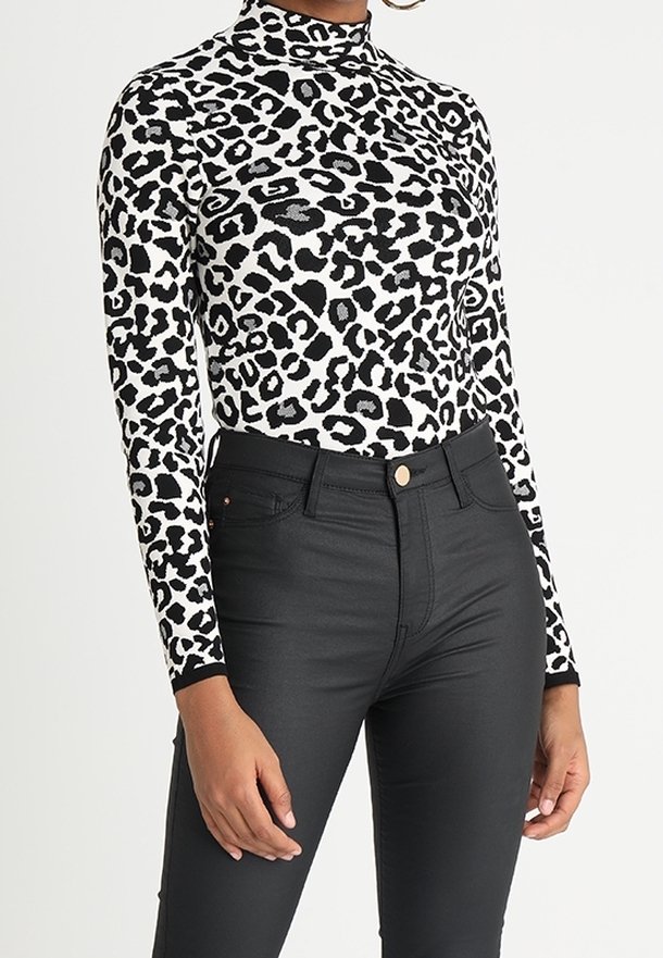 River Island Stickad tröja - beige