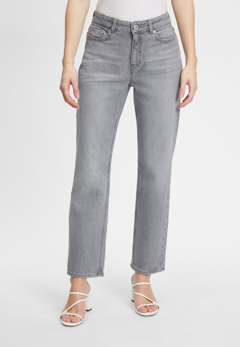 FUTURE:PEOPLE. 05:00 STRAIGHT FIT - MID WAIST, CROPPED - Straight leg jeans - grau