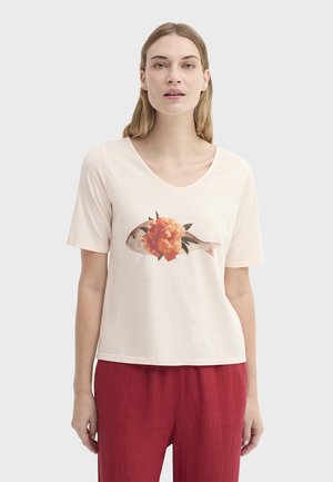 T-shirt imprimé - light beige