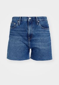 MOM - Jeansshorts - denim medium