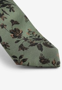 Next SLIM FIT - Krawatte - forest green