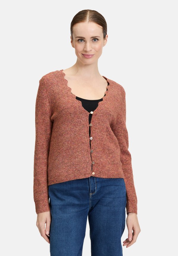 Strickjacke - hellbraun