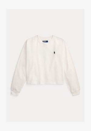 Polo Ralph Lauren, WIMBLEDON LOGO COTTON TEE - Top s dlhým rukávom - white