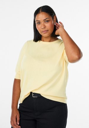 FLASH - FEIN MIT KURZEN ÄRMELN - T-shirts basic - anise flower