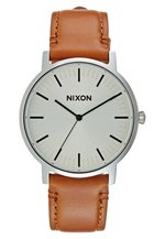 Nixon Orologio Da Polso Porter Uomo, Cassa In Acciaio 40mm, Movimento Al Quarzo Miyota, Cinturino In Pelle, Impermeabile 5 ATM, Design Timeless