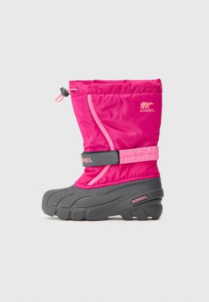 FLURRY UNISEX - Winter boots - deep blush/tropic pink